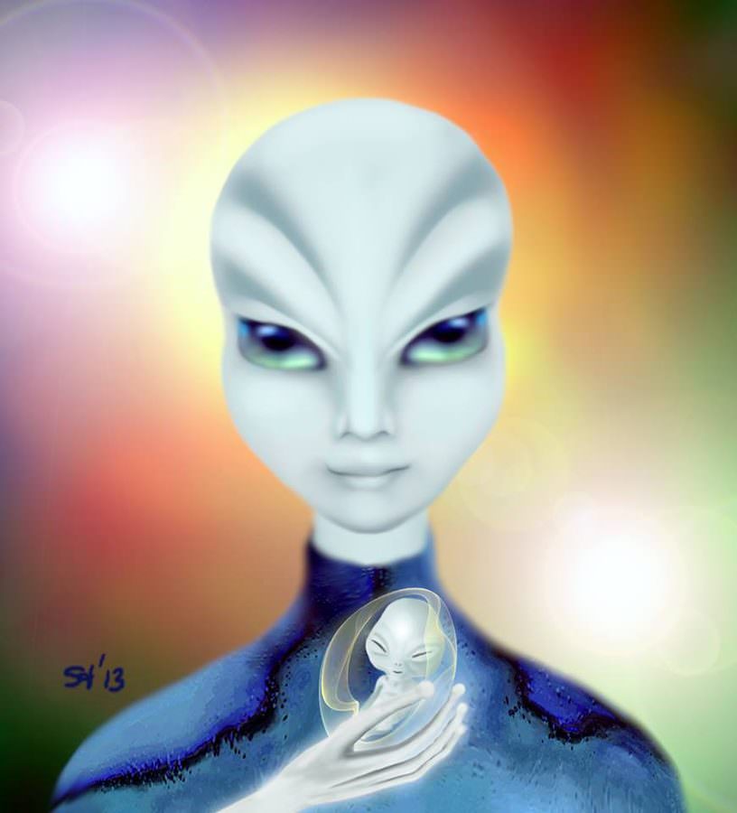 Alien stranger. Фантастические дети исполнительница.